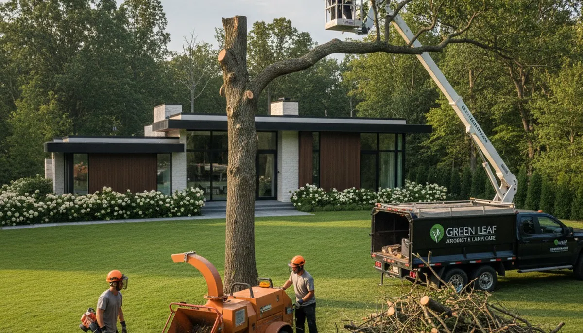 Professional lawn care and tree removal service in St Louis, MO by Chop Chop Tree crew