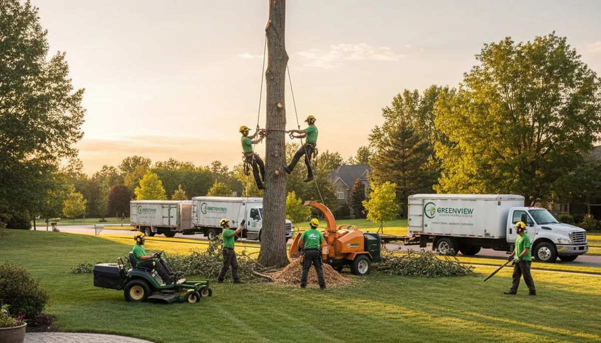 Professional tree removal and lawn care service in St Louis, MO by Chop Chop Tree experts