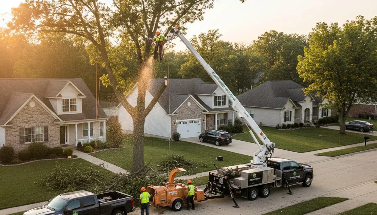 Professional tree removal service in St Louis MO by certified arborists